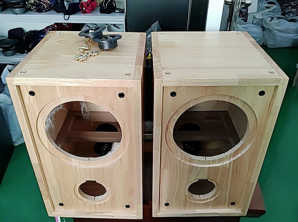IWISTAO HIFI 5 дюймов 2 способ динамик пустой шкаф 1 пара готовой древесины дуба перевернутый для лампового усилителя