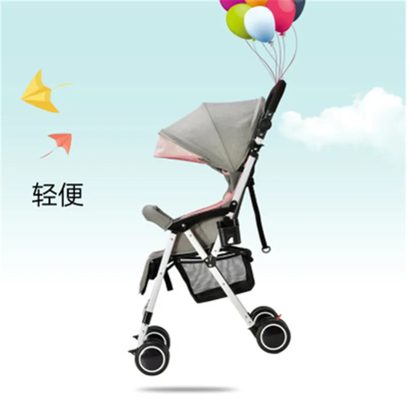 Детская коляска 3 в 1 многофункциональная легкая переносная с высоким ландшафтом