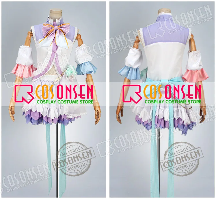 COSPLAYONSEN Love Live! Белое платье для косплея Нико Ядзава пробуждение ко Дню Святого