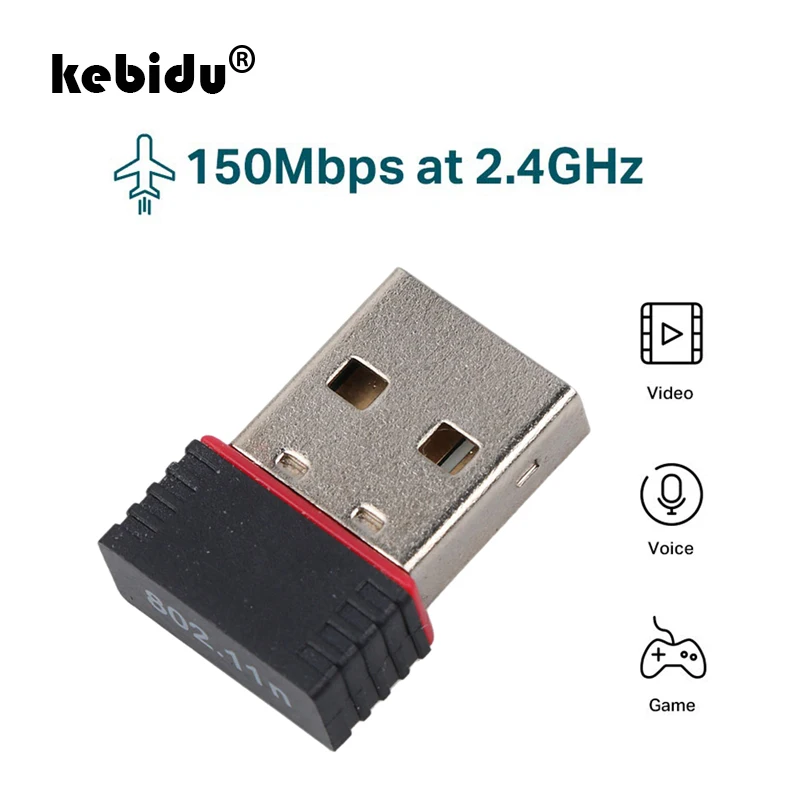 Мини USB Wi Fi адаптер kebidu 802.11n 150 Мбит/с|Сетевые карты| |