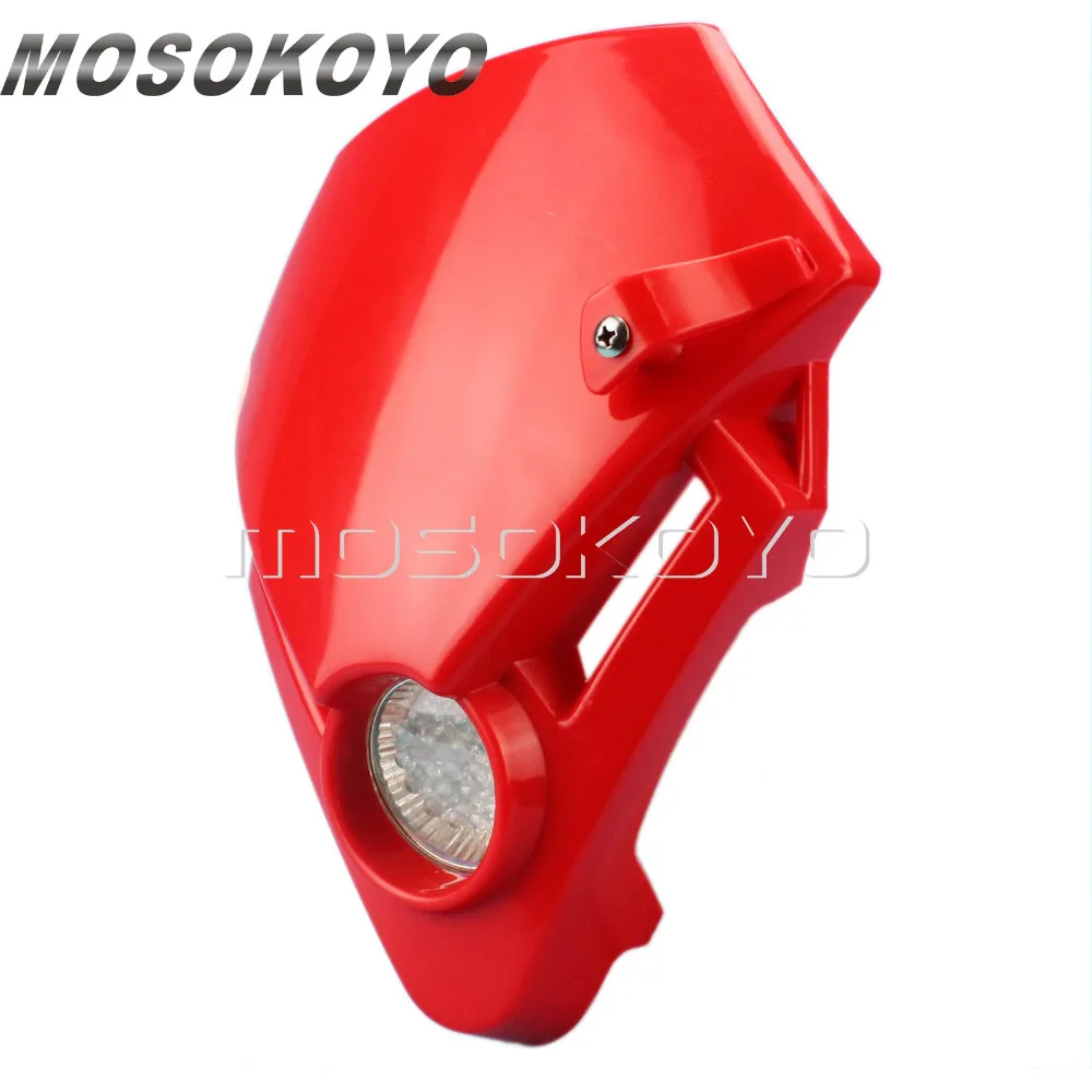 Для газа TXT Pro EC 280 125 250 300 красный светодиодный мини треугольный налобный фонарь для мотокросса эндуро гоночный налобный фонарь