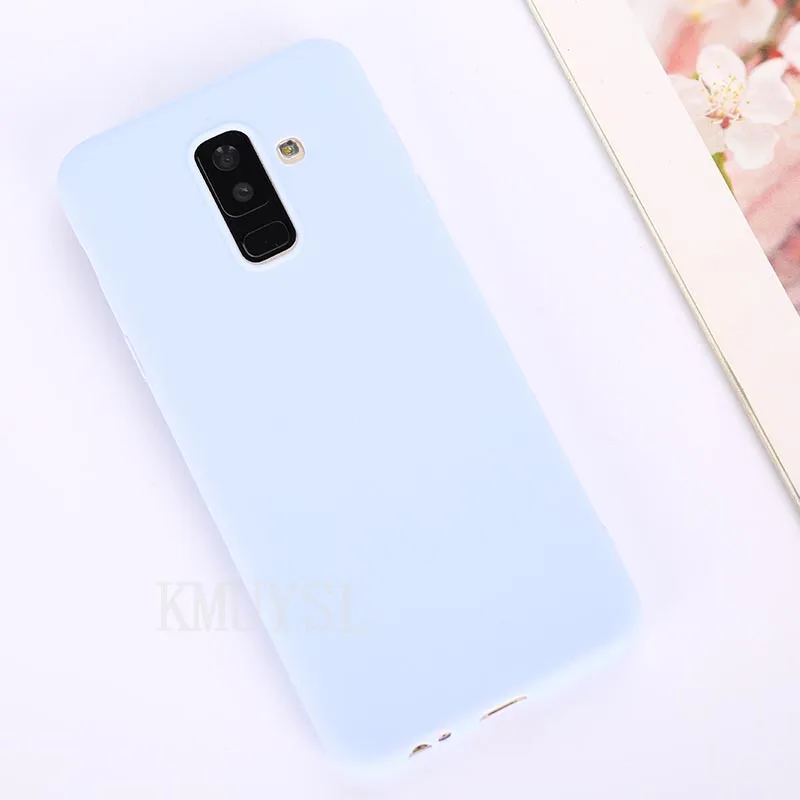 Purple Яркая однотонная Цвет чехол для samsung Galaxy A50 A70 A40 A30 A20 A10 обратите внимание; размеры 9 и 10 S8 S9 S10E 5G J4 J6 плюс J8 A6 A7 чехол для телефона - Цвет: Purple