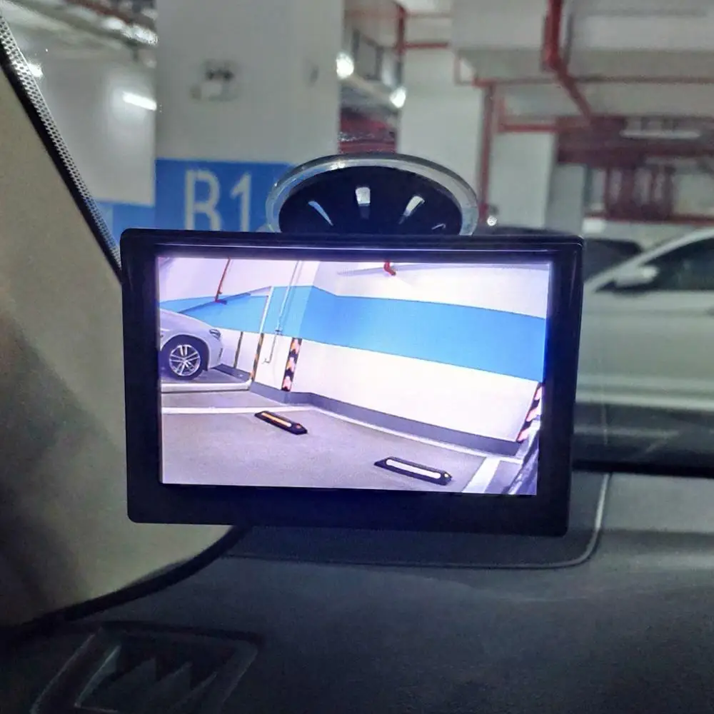 DIYSECUR " TFT ЖК-дисплей заднего вида монитор с присоской оба RCA и 4Pin разъем для MPV внедорожник лошадь грузовик