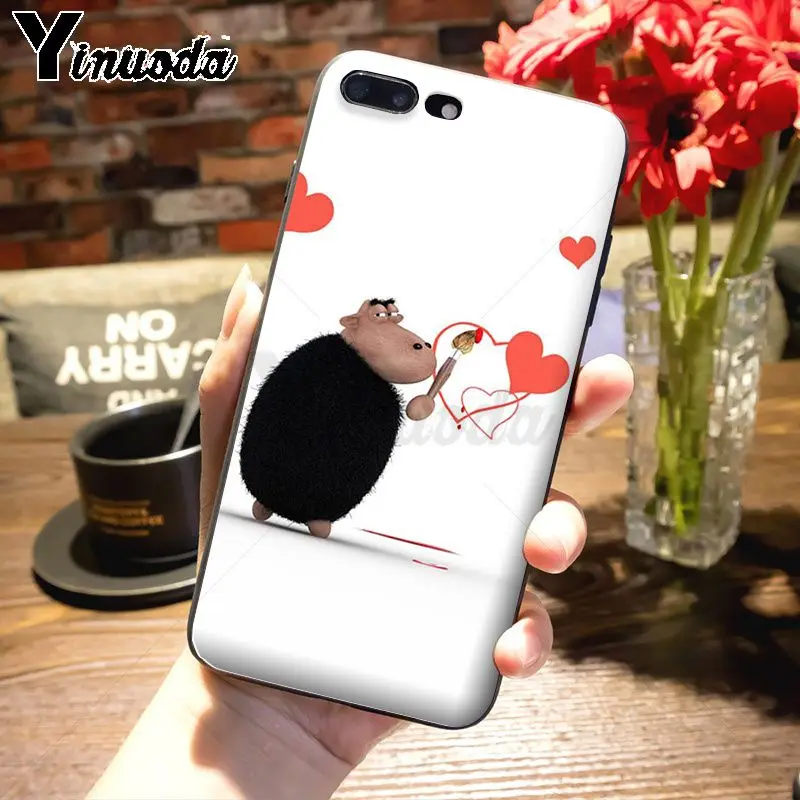 Yinuoda hedgehog Sheep Новейшие супер милые телефонные чехлы для iPhone 7plus 6S 7 8 8Plus X XS XR MAX 5S 11Pro