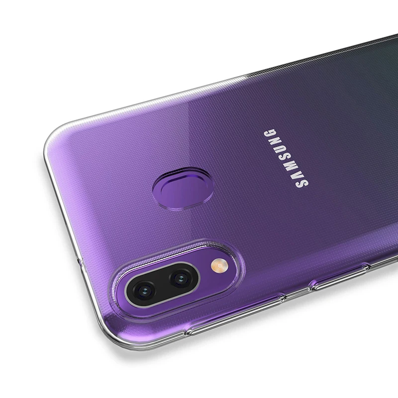 Мягкий Силиконовый ТПУ чехол для Samsung Galaxy A10 A30 A50 прозрачный противоударный чехлы