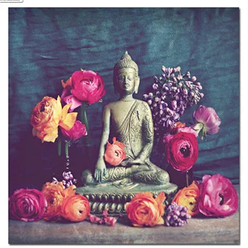 YIKEE painting diamond buddha Diamond Embroidery Sale Art Mosaic Crystal Handicraft Wall y1687 | Дом и сад