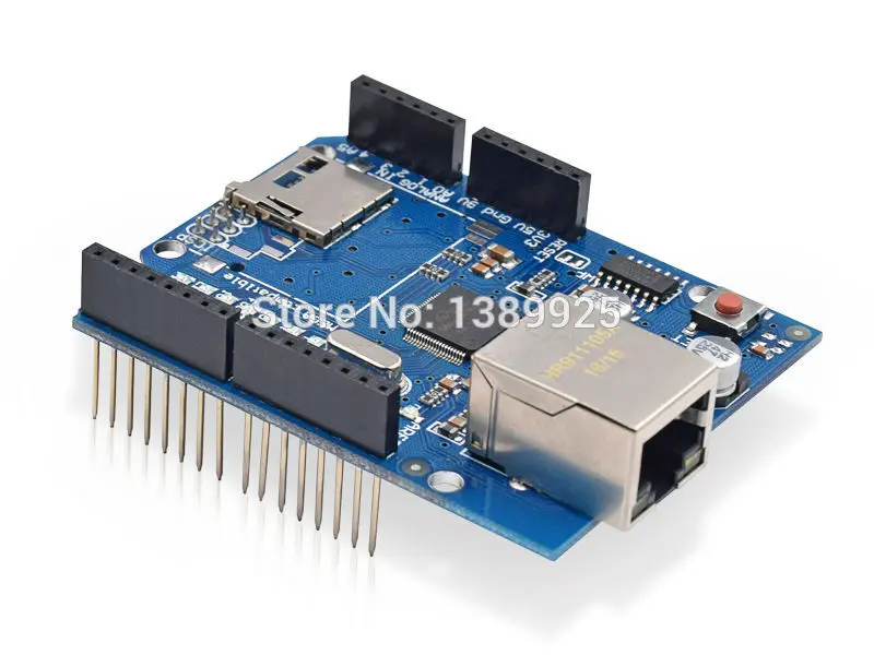 Плата Ethernet Shield W5100 R3 Mega 2560 1280 328 1 шт.|Интегральные схемы| |