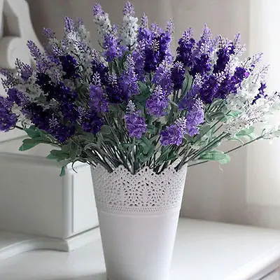 Романтика Прованс 10 головок искусственный цветок лаванды шелковые