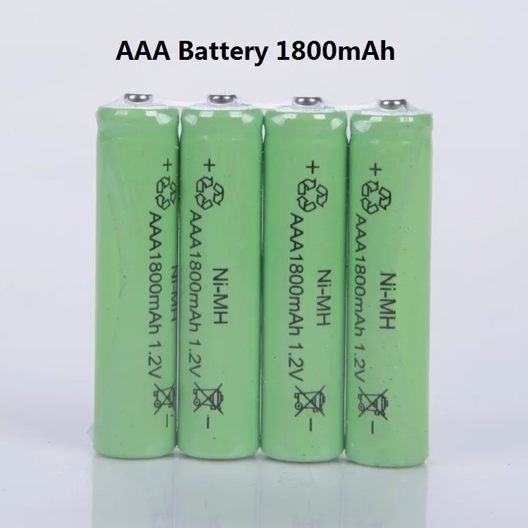 Аккумуляторная батарея AAA 1800 мАч NiMH аккумуляторная для игрушек|rechargeable battery|aaa