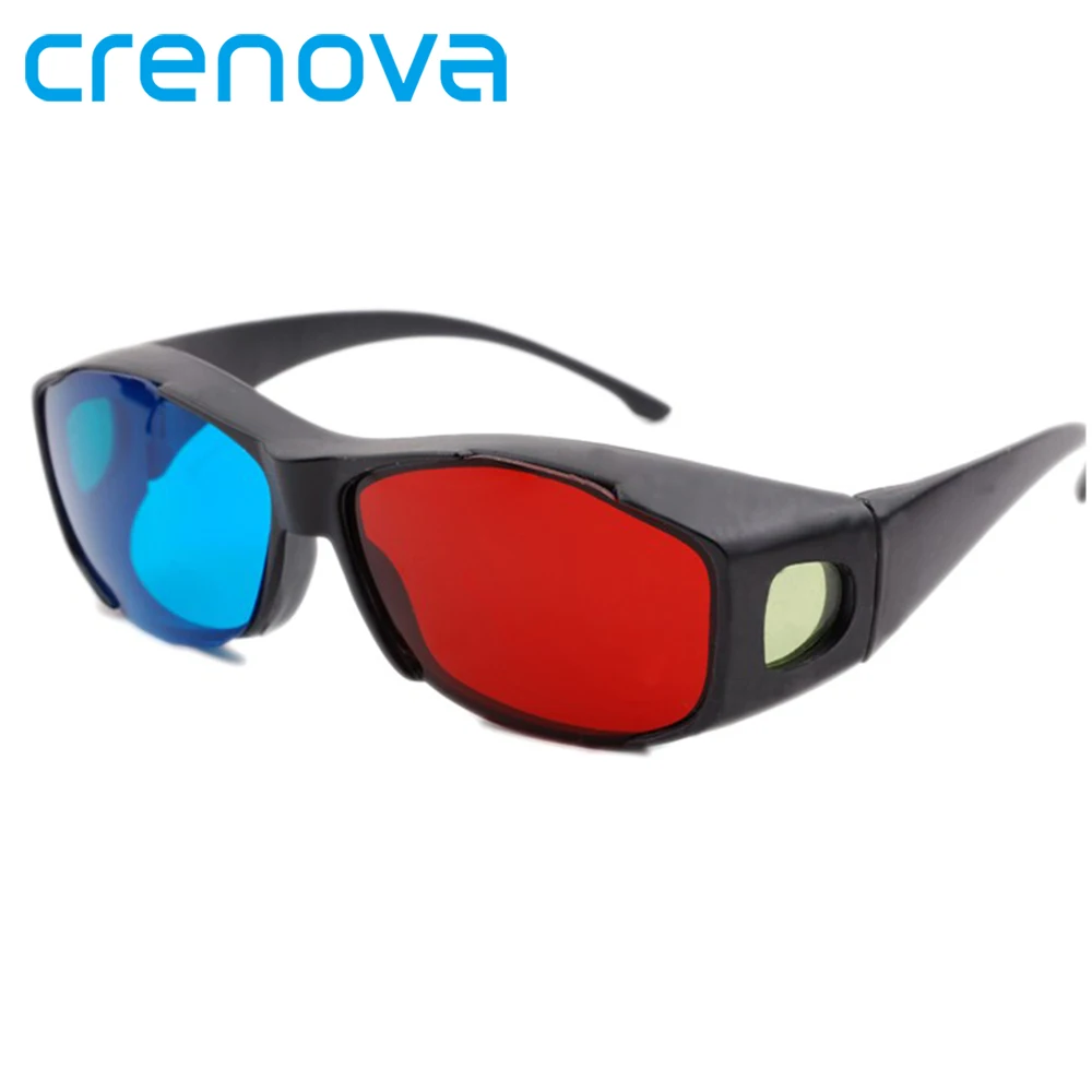 CRENOVA красные синие 3D очки VR для домашнего кино Театр проектор Full HD 1080 P
