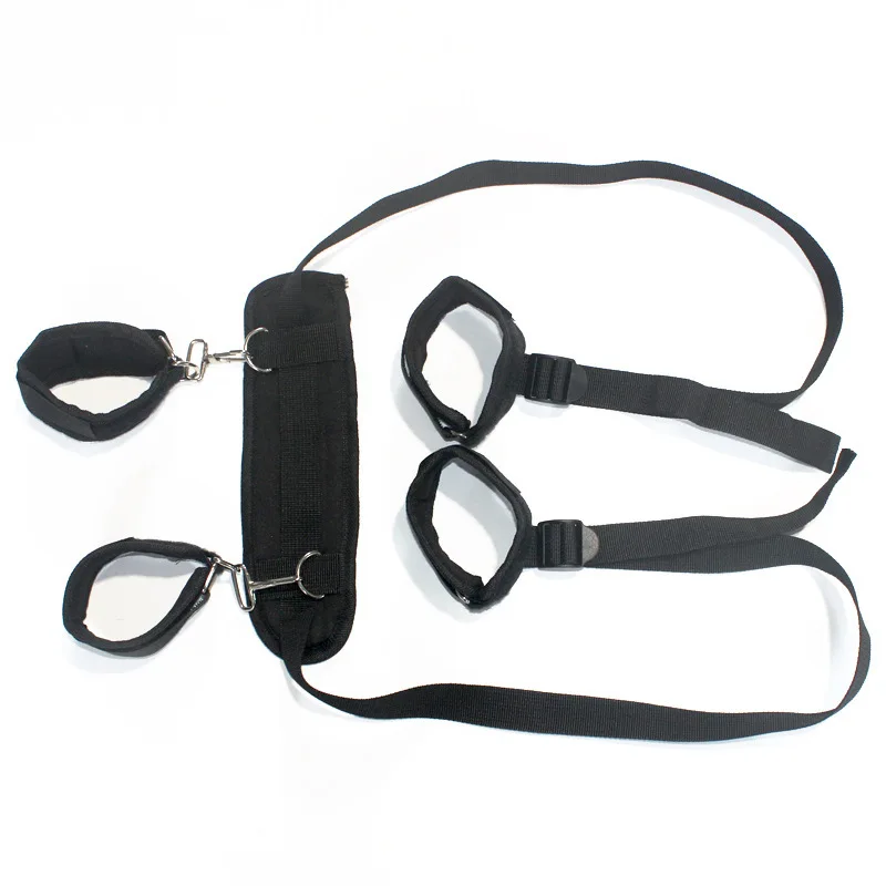 Набор регулируемых наручных ремней для шеи и лодыжки ремни раба эротические