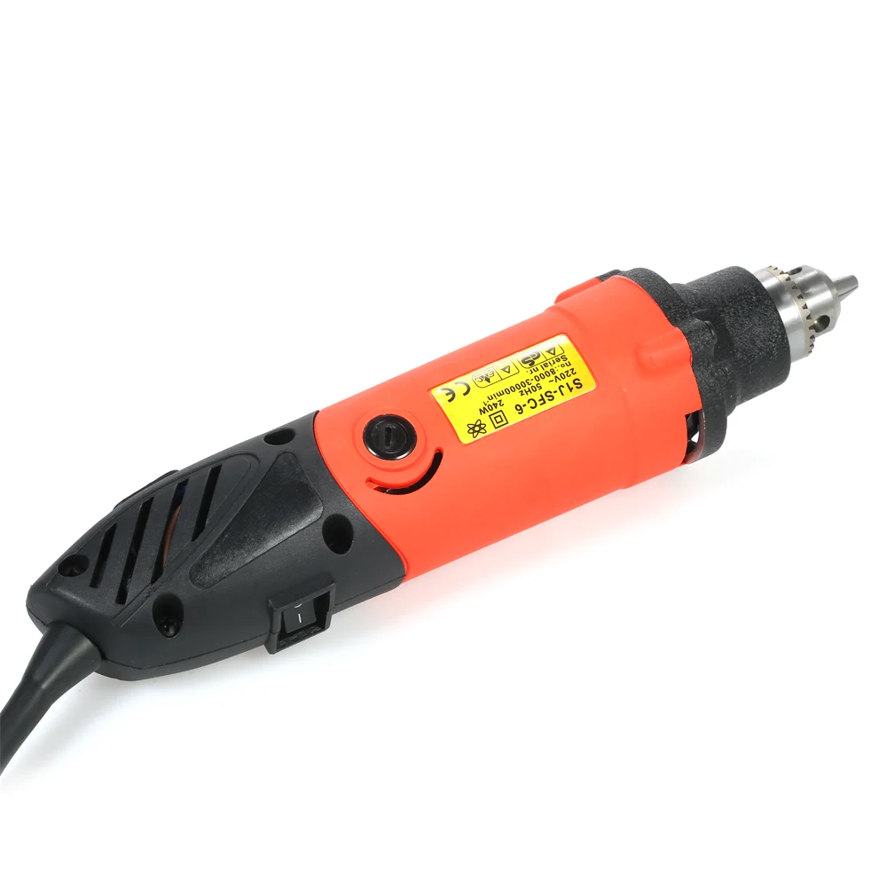 KKmoon 240W Grinder AC220V многофункциональная электрическая шлифовальная машина дрель 6-Скорость переменной Скорость роторная полировальная машинка Мощность инструменты