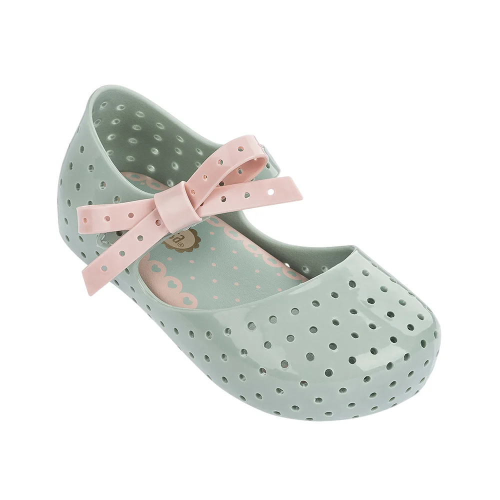 mini melissa green Mini Melissa Furadinha X новые оригинальные прозрачные сандалии для девочек детские сандалии детская пляжная обувь Нескользящая обувь для малышей - Цвет: mini melissa green