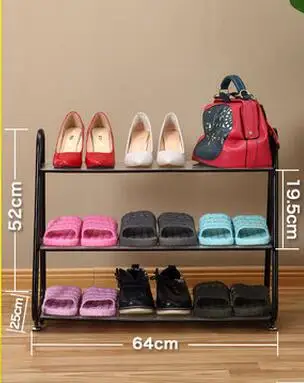 Iron dust dormitory footwear home multi - storey simple storage slippers frame modern economic shoe cabinet Shoe rack iro | Дом и сад