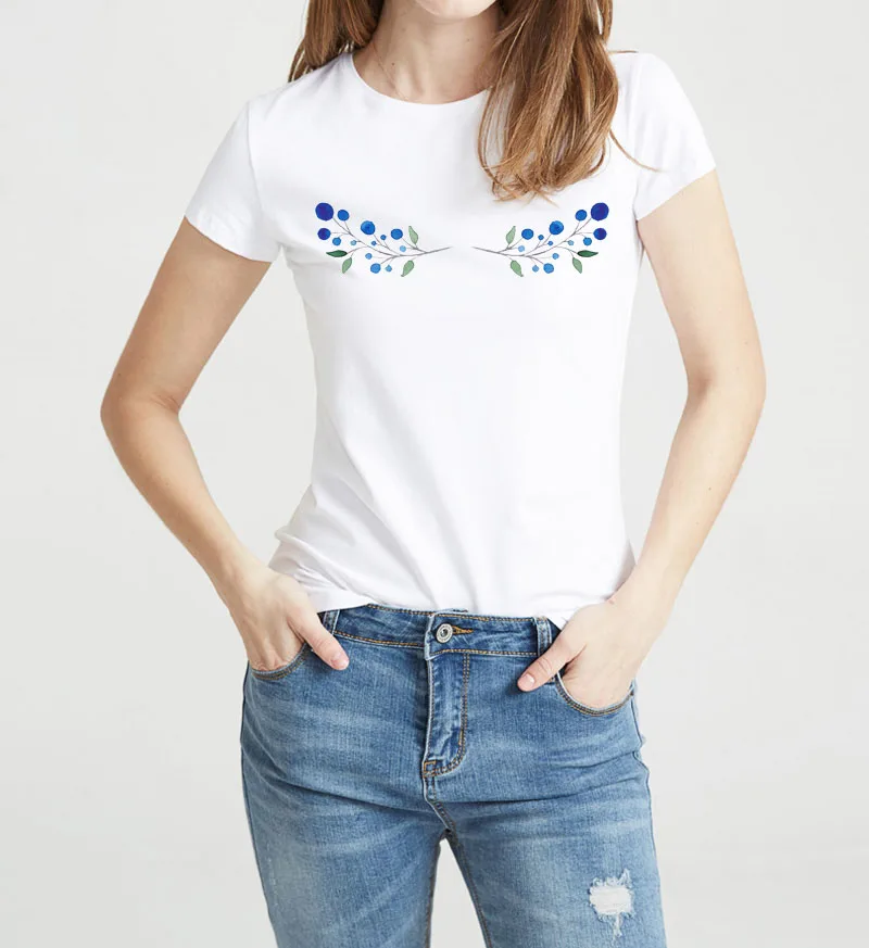 Harajuku/женские с цветочным принтом белый Camisetas Mujer летняя уличная футболки