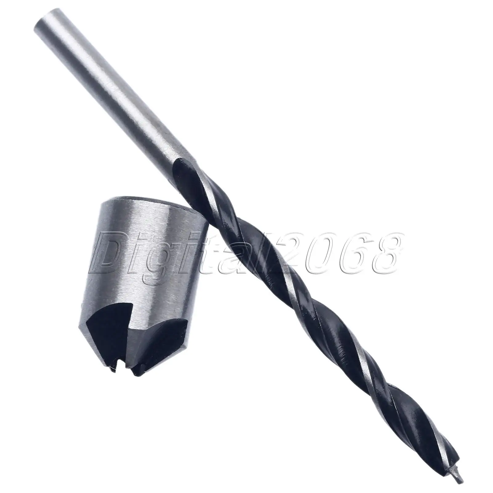 Набор сверл из быстрорежущей стали для зенковки 4 шт. с шестигранным хвостовиком 3