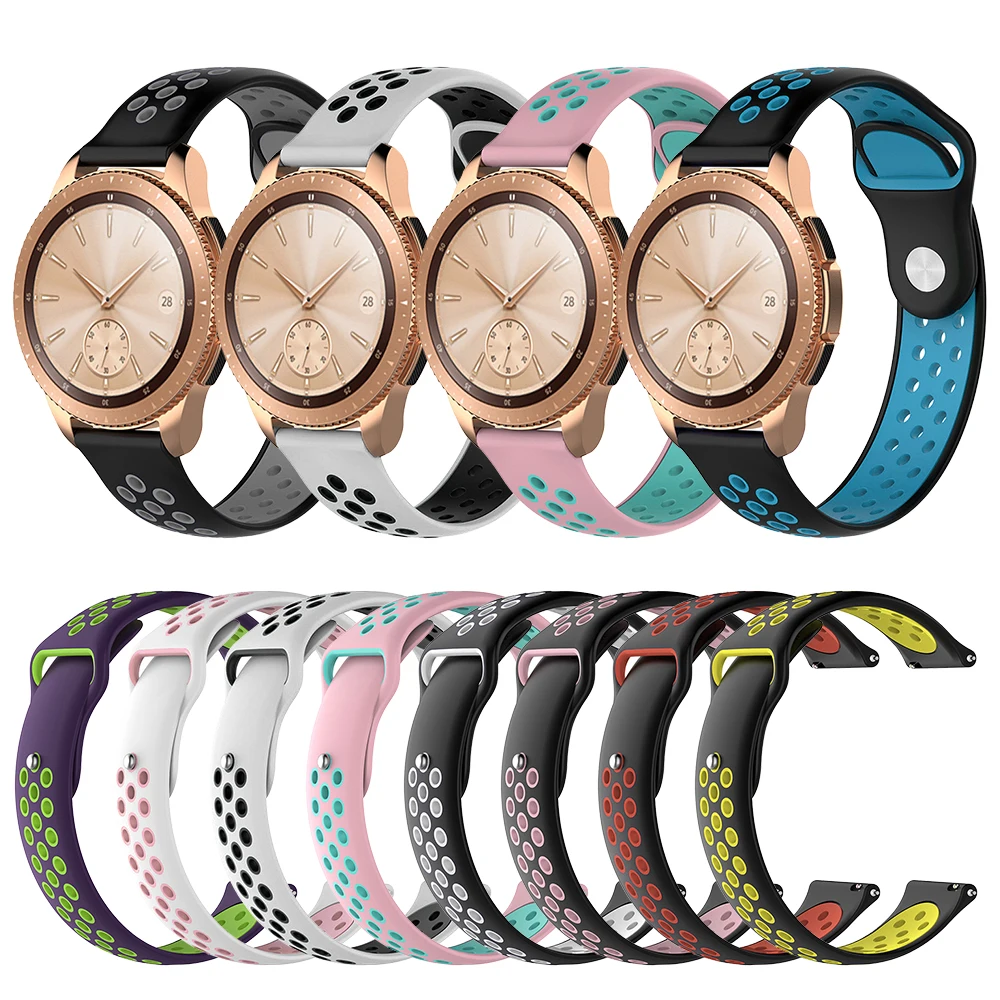 Силиконовый ремешок для Xiaomi Huami Amazfit Stratos 2 Pace Smart Watch Band 22 мм спортивный ремешок для samsung gear S3 huawei GT Active