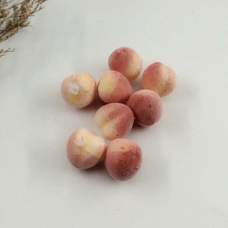 The little peach 10. Unidades pacote DE Espuma Misturada Mini Simulacao DE Frutas e Legumes Artificiais Cozinha Brinquedos para As Criancas DE - Цвет: The little peach