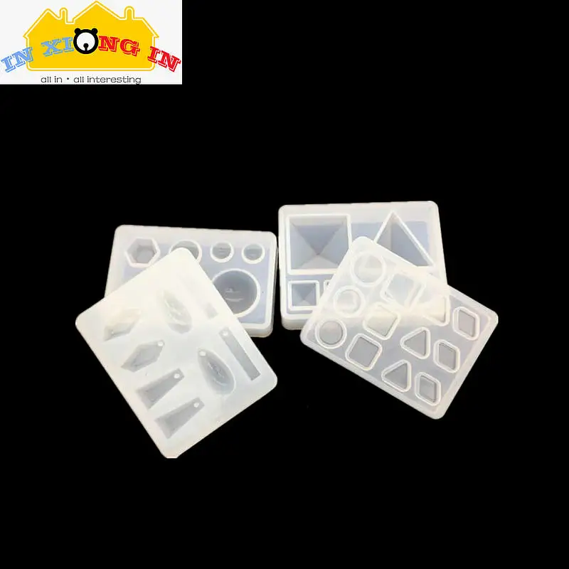 Прозрачные силиконовые формы геометрической из смолы маленькие подвески в виде