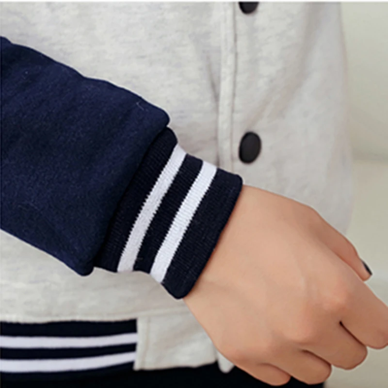 Новая осенняя одежда Женский Универсальный свитшот верхняя бейсбольная форма