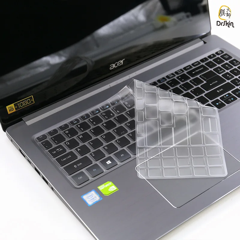 TPU прозрачный чехол для клавиатуры для acer Hummingbird Swift 3 15,6 дюймов специальная ТПУ Защитная пленка для клавиатуры