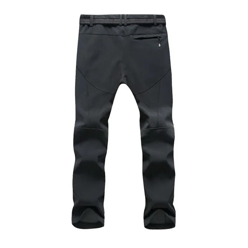 Laamei Fashion Men's Autumn Winter Fleece Thermal Waterproof Outdoor Pants Clearance Sale Men Bodybuilding Windproof Trousers