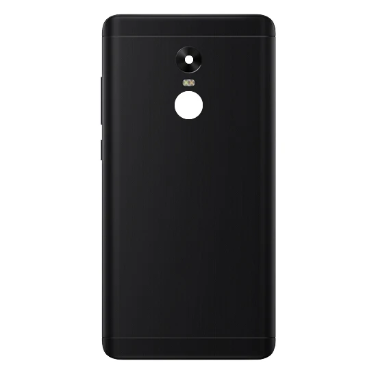 Black Для Xiaomi Redmi Note 4 Global battery задняя крышка примечание 4X Корпус Дверь боковой ключ камера Стекло лоток для карт держатель запчасти - Цвет: Black