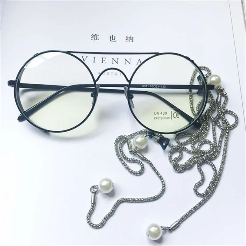 1 шт. жемчужная модная Корейская цепочка для очков в стиле ретро веревка