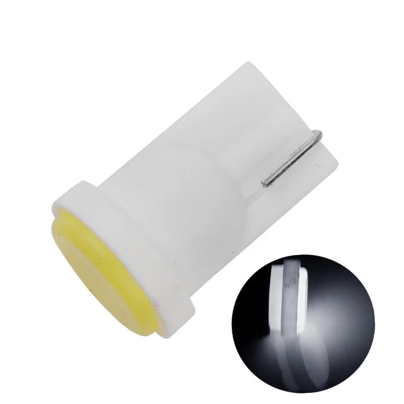 10 шт. автомобильный led 12 В T10 W5W COB 194 168 1 5 W керамический корпус клиновидный боковой