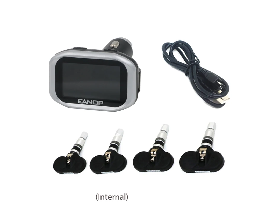 Internal Sensors EANOP C200 автомобильный TPMS 1,8 ''ЖК-дисплей беспроводной монитор давления в шинах датчики шин 1,8-6.0Bar 26-87PSI - Тип: Internal Sensors
