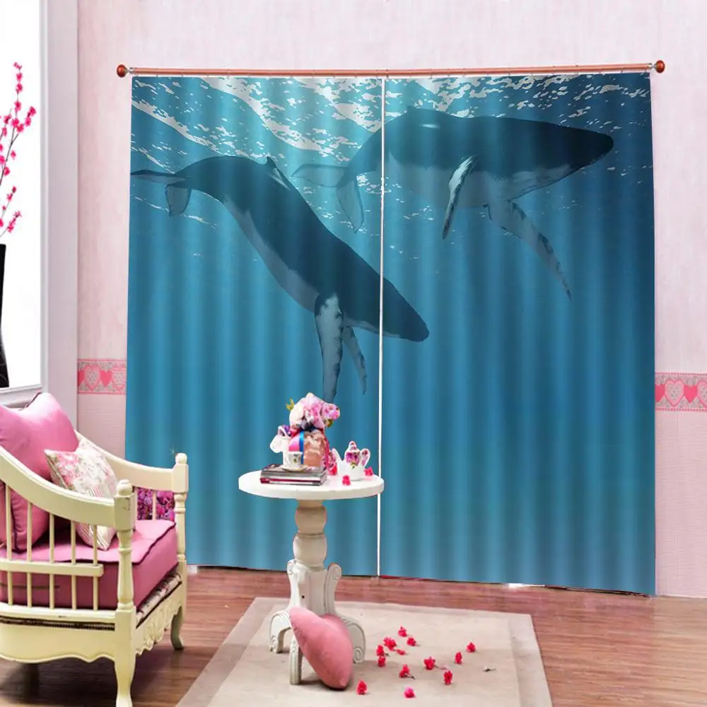 Роскошные занавески с 3D эффектом затемняющие Оконные Занавески для гостиной