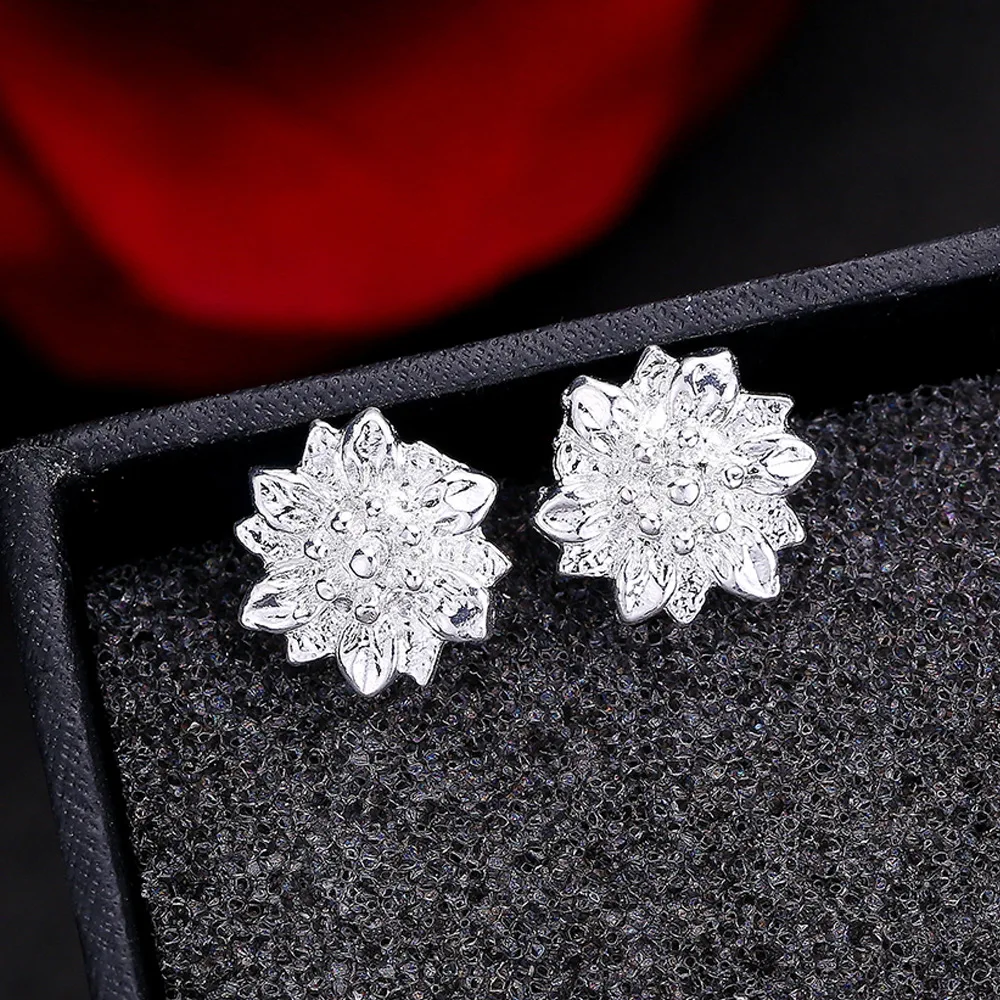 Новый продукт посеребренные ювелирные изделия милые корейские серьги-гвоздики с