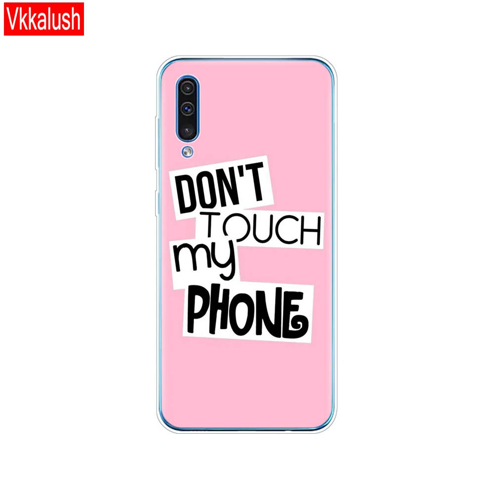80107 Чехол для samsung Galaxy A50 Чехол Мягкий силиконовый чехол для телефона samsung A50 A505 A505F SM-A505F 6," прозрачный чехол - Цвет: 80107