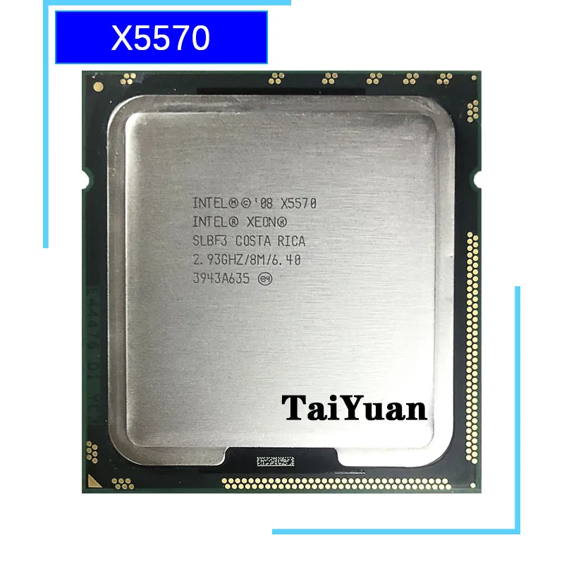 Четырехъядерный процессор Intel Xeon X5570 2,933 ГГц с восьмиядерным процессором 8 M 95 W LGA 1366