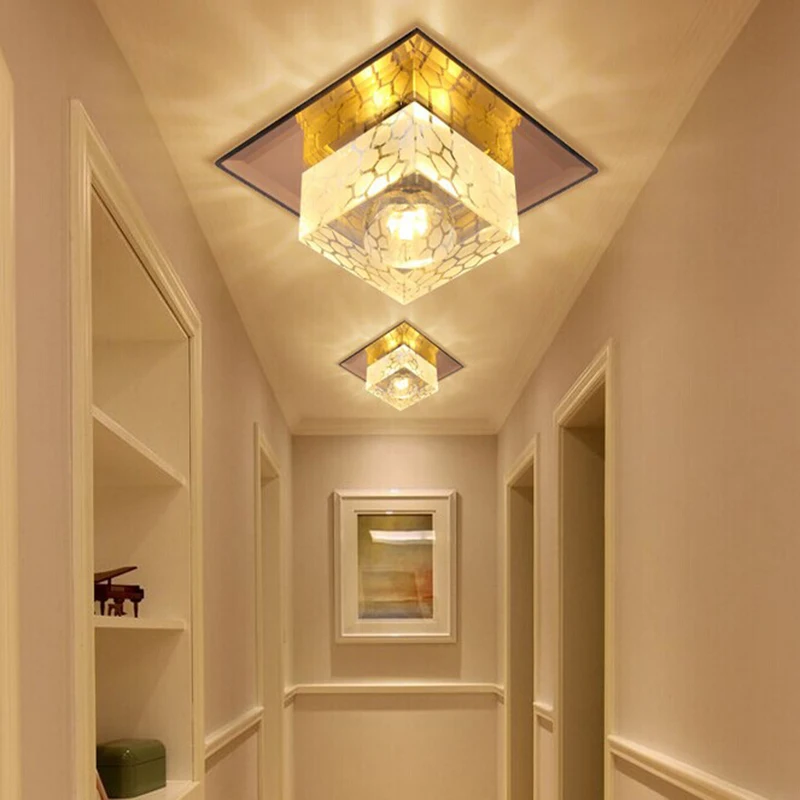 Минималистичная квадрасветодиодный светодиодная хрустальная люстра светильник