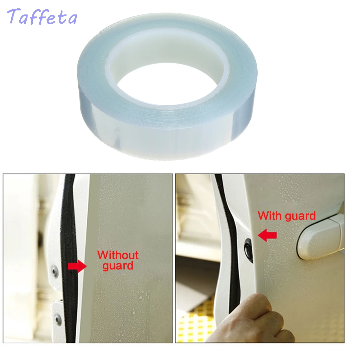 Универсальная прозрачная защитная пленка для 4 дверей автомобиля 1 5/2 0 см * 5 м