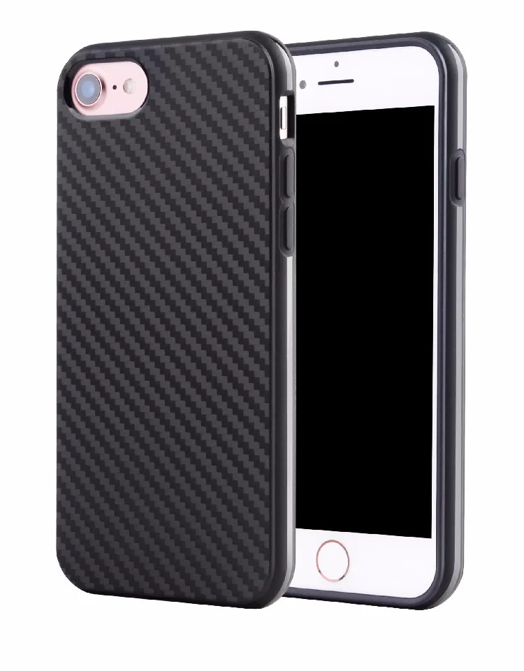 IRONGEER экологичный чехол из углеродного волокна для iPhone 7, 8 Plus, 6, 6 S, XS MAX, Мягкий противоударный чехол для iPhone X, XS, XR, 5S, SE, чехол для телефона s