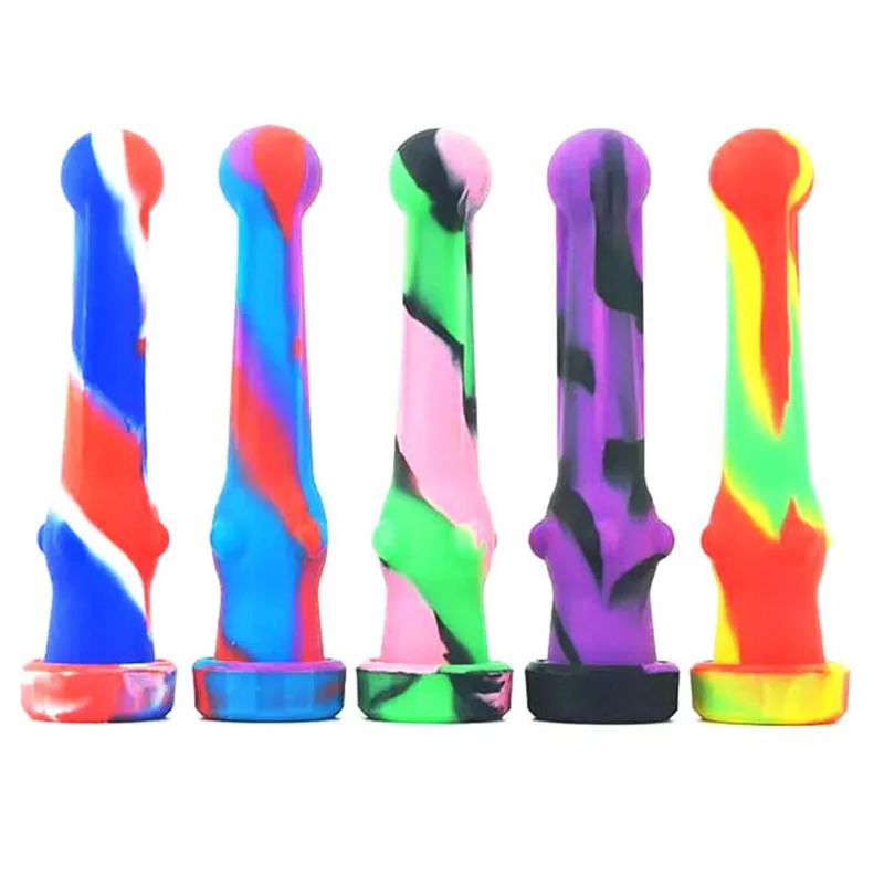 Портативная силиконовая трубка Небьющийся табачный аксессуар для путешествий