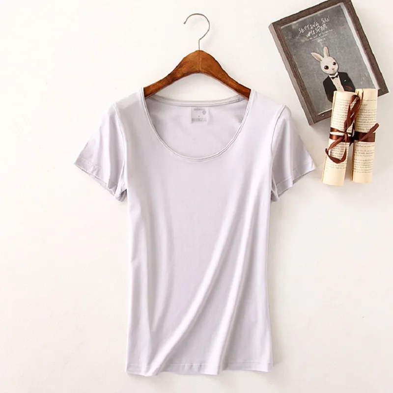 2018 в Корейском стиле Для женщин Новый Модный Топ сплошной Цвет футболки круглым