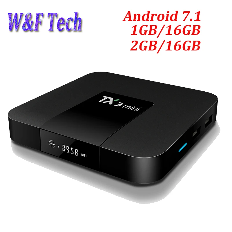 10 шт. Android 7 1 ТВ приставка 2 Гб 16 четырехъядерный процессор Amlogic S905W поддержка H.265 4K 4