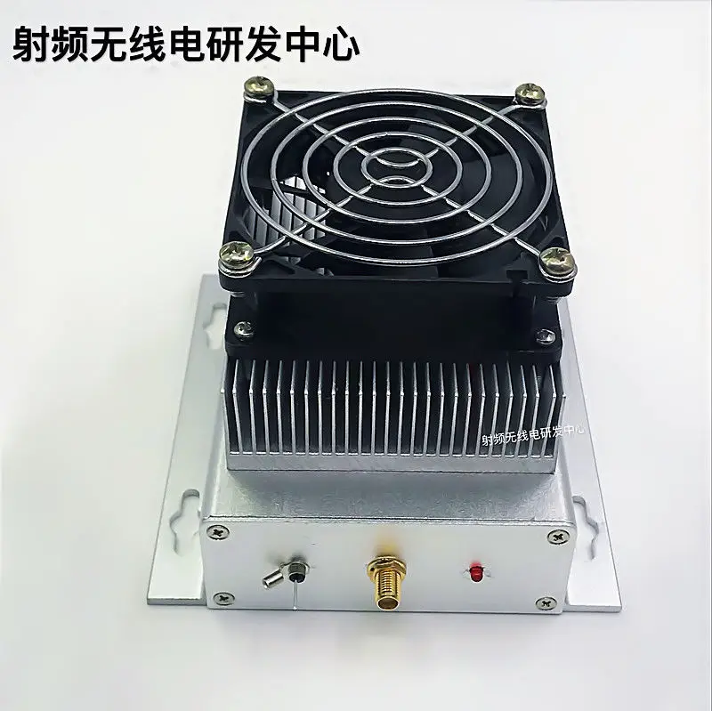 

400-470MHZ UHF 433MHZ 40W UHF RF Radio Power Amplifier AMP DMR + heatsink + Fan