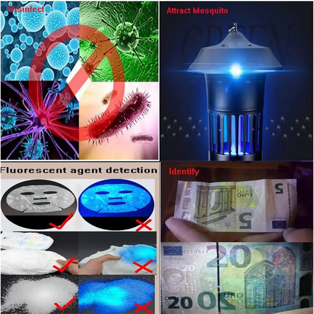 Светодиодный ультрафиолетовый луч лампа УФ отверждения светильник светодиодный