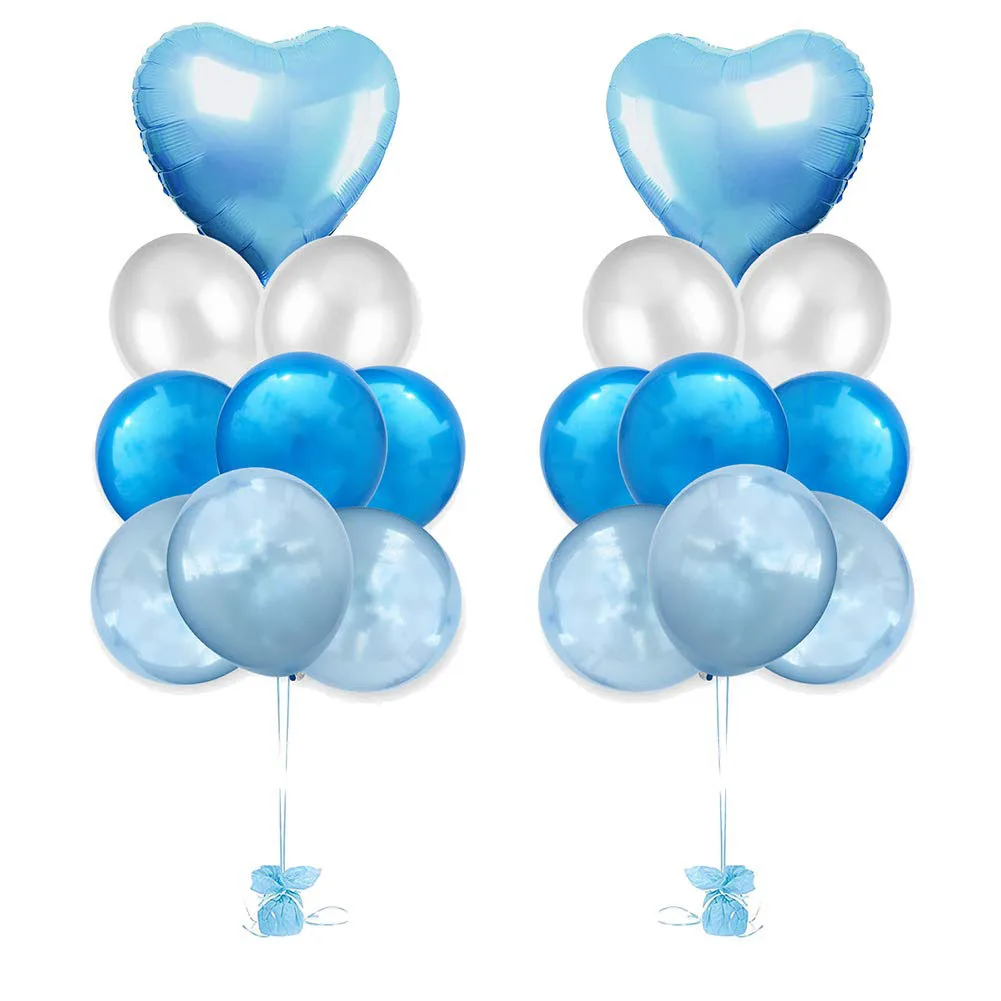 18 шт красочные мульти конфетти воздушные шары с днем рождения надувные для