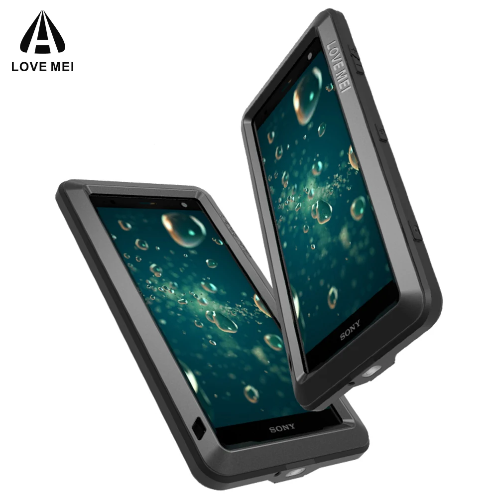 Мощные Чехлы LOVE MEI для Sony Xperia XZ2 чехол компактный ударопрочный качественный ТПУ