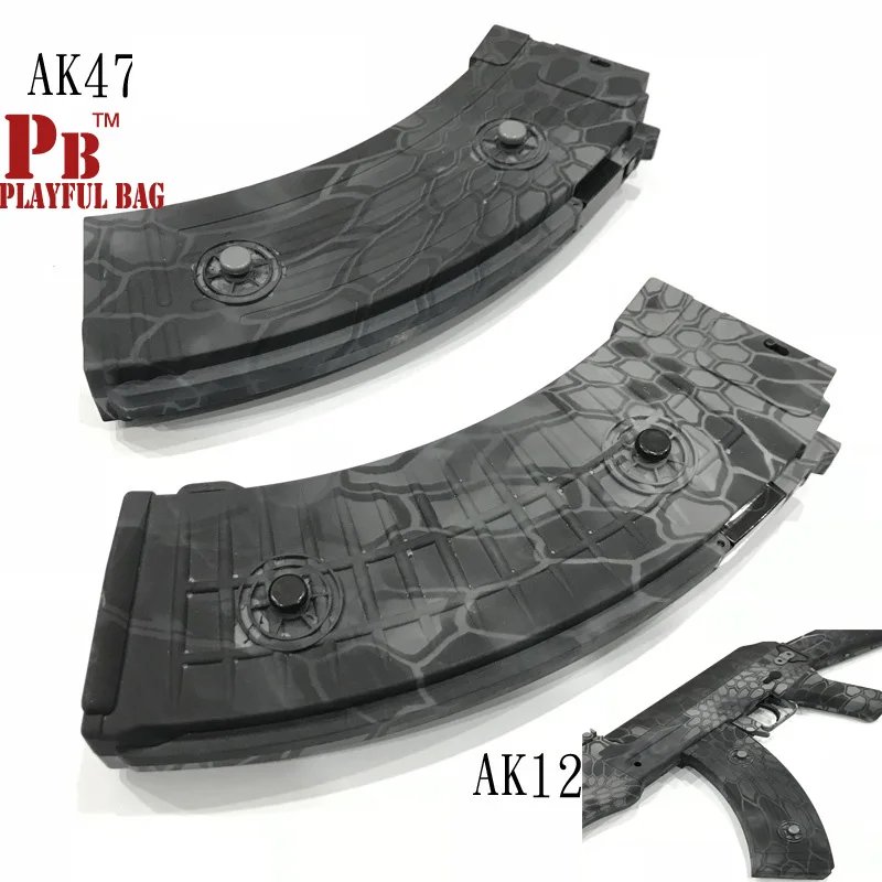 

PB Playful bag Gel ball gun AK12/ moon AK47 black green Python magazine Outdoor sports accessories