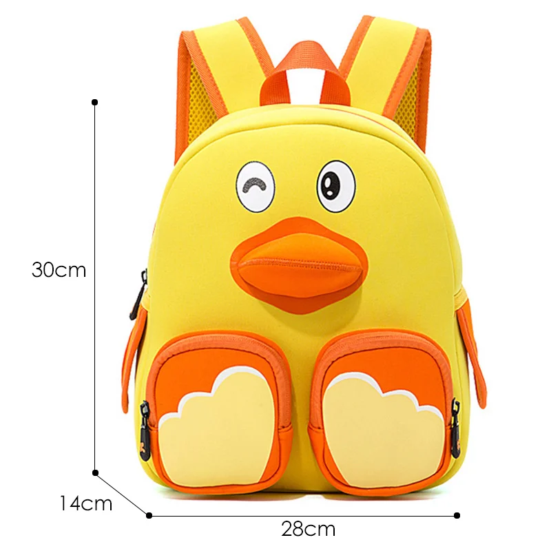 Yellow Duck Модный рюкзак с мультяшным котом, школьный ранец для девочек и мальчиков, детские школьные сумки, Студенческая Детская сумка, подарок, Mochila Escolar - Цвет: Yellow Duck