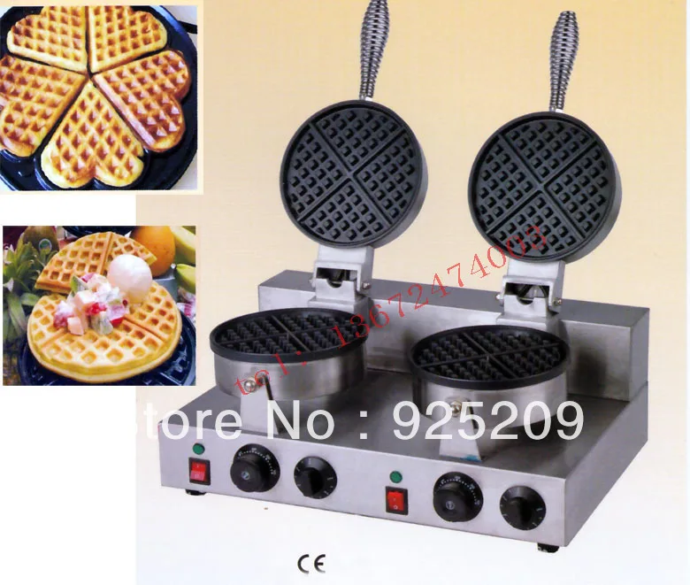 

free shipping~double head for waffle maker machine 110v 220v fast shipping by Fedex