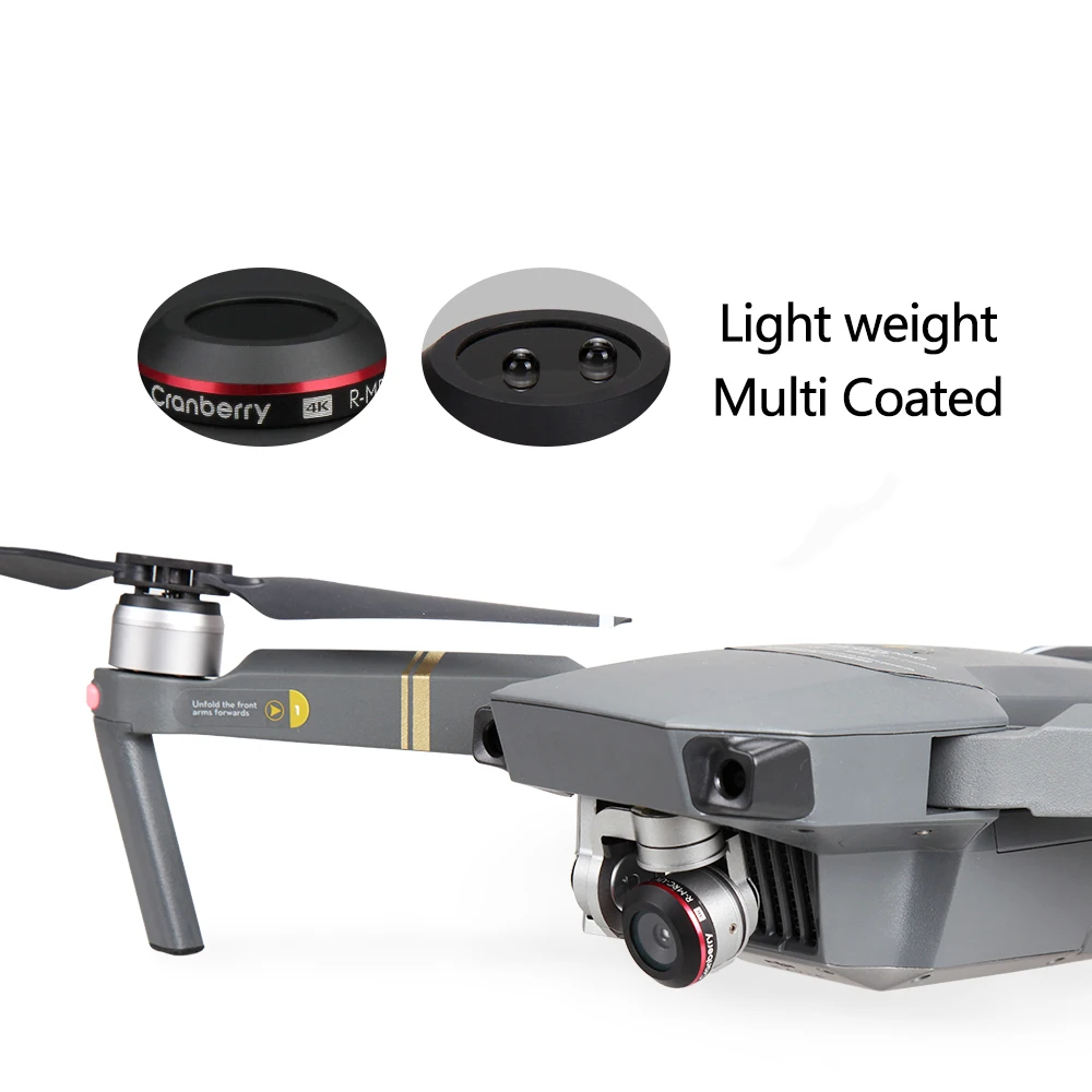 Ультралегкий фильтр для объектива UV CPL ND4 ND8 ND16 ND32 DJI Mavic Pro Platinum Drone поляризационный