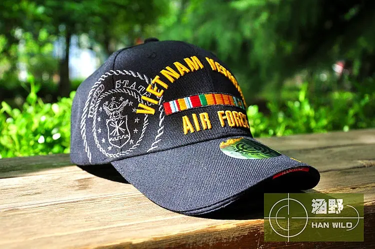 Бренд Повседневное WW2 Вьетнам Винтаж хлопок Gorras памятные Air армейские кепки Snapback Письмо Тактическая бейсболка армии США Шапки