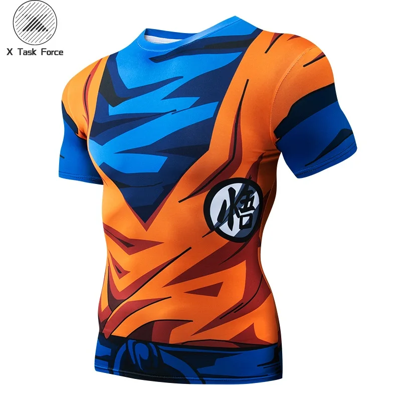 Новая мода Япония аниме драконий жемчуг Z персонаж Гоку 3D футболка для